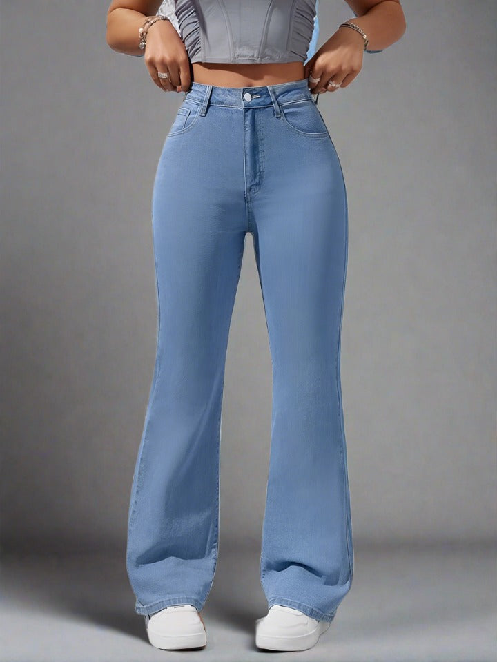 Comprar Jeans Campana Azul Clásico Mujer Moda