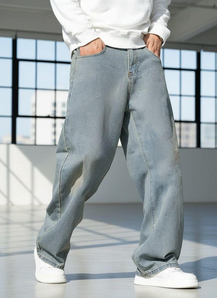 Pantalones Vaqueros Super Anchos Pantalones Anchos Precio Pantalon