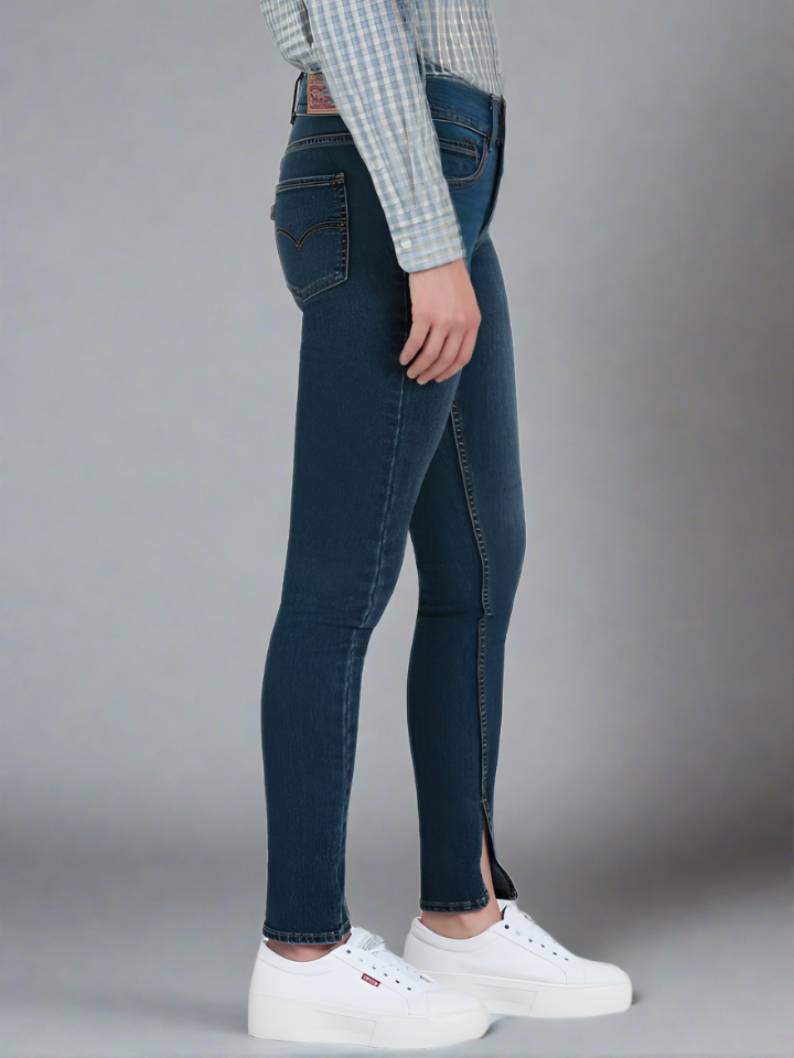Jeans Clásicos Ajustados de mezclilla con Ajuste Cómodo