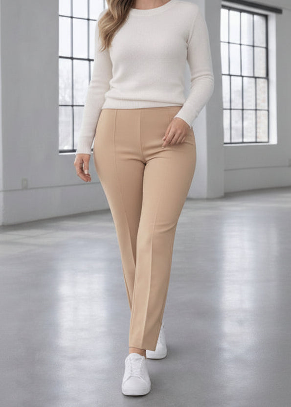 PDMX Jeans pantalón rosa esculpido efecto levantacola tiro alto mujer