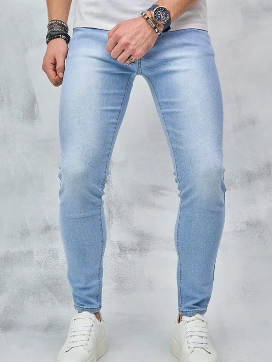 Jeans Slim Fit Hombre - Super Skinny Azules