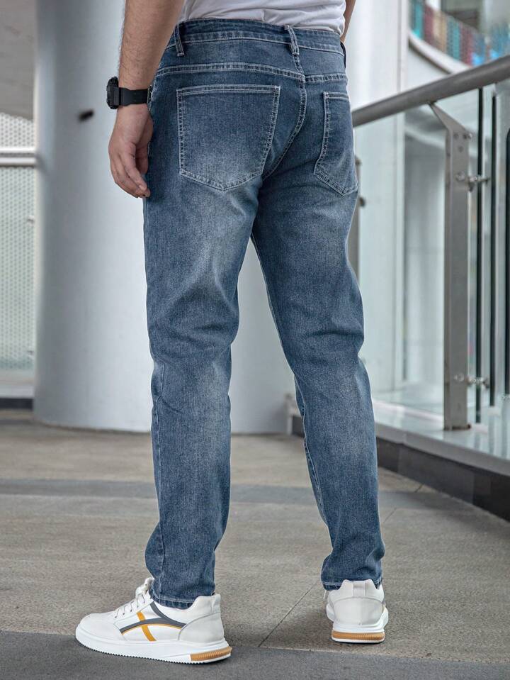 Pantalones Straight Azules para Hombre, Combinación Perfecta de Estilo y Funcionalidad en PDMX