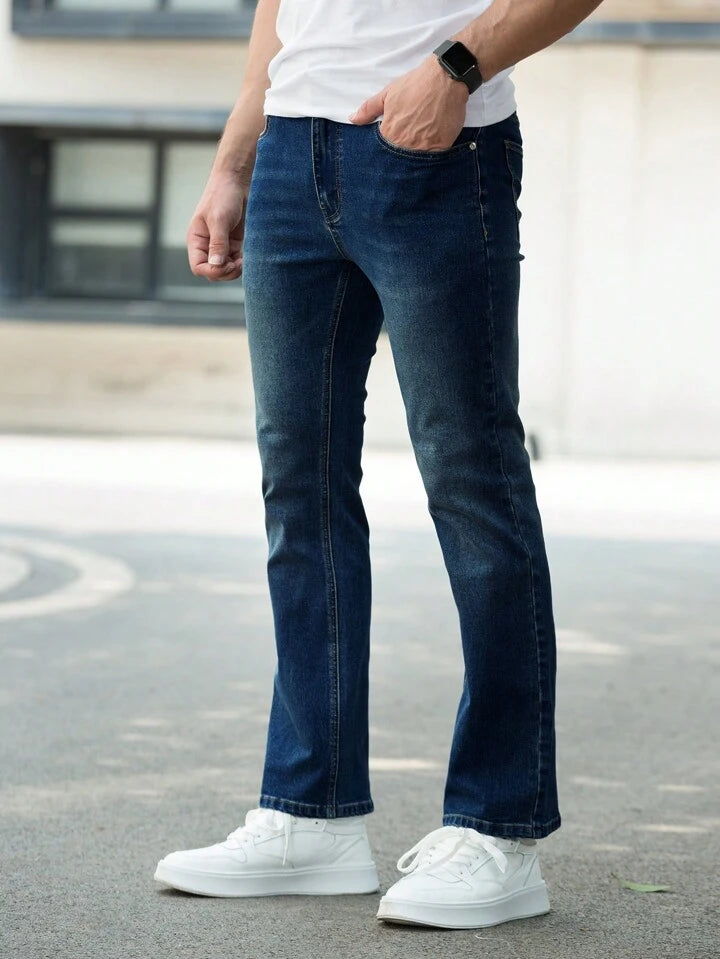 Pantalones Rectos Azules de Hombre PDMX - Ajuste Perfecto