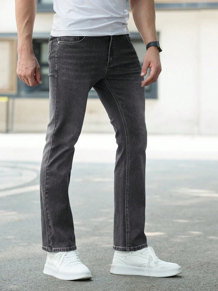 Pantalones de Vestir Straight Negros PDMX 