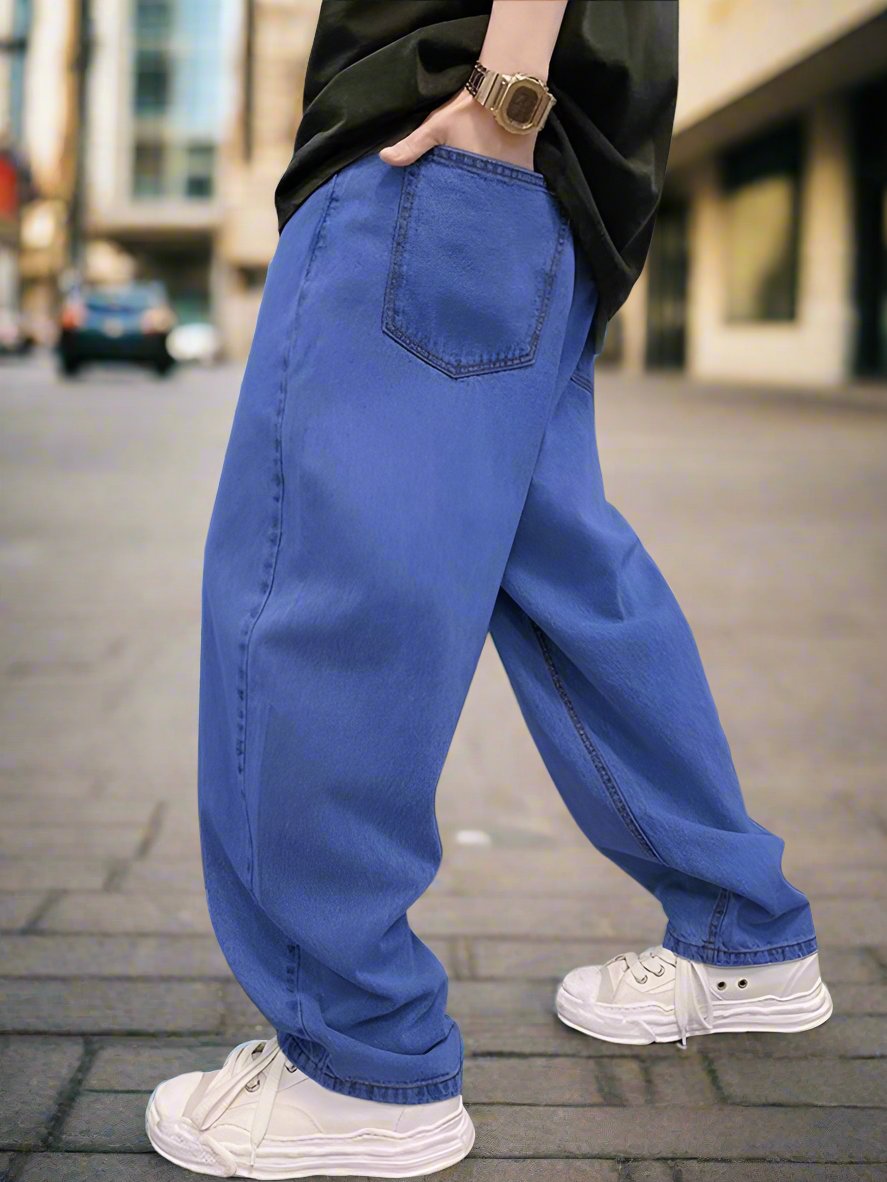 Oion Vaqueros Anchos Hombre Pantalon Ancho Pantalones De Moda 2021 Para  Hombres Tendencias