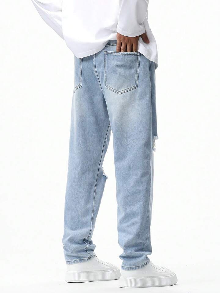 Jeans Azules Rotos para Hombre - Tendencia y Comodidad PDMX