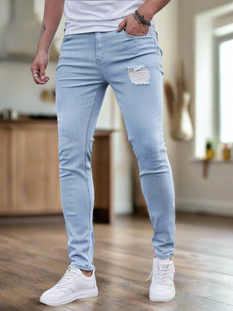 Pantalon Skinny De Hombre Pantalon Skinny Pantalones Vaqueros