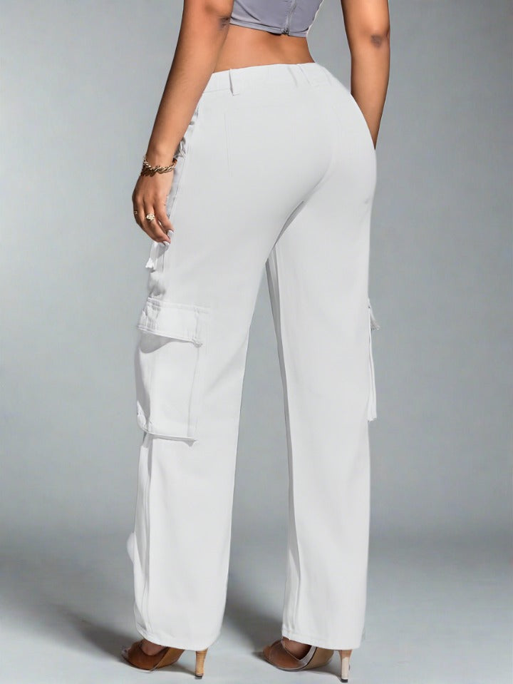 MUJERES: Pantalones Cargo Blancos de Carga en nuestra Tienda de Ropa! –  PDMX Jeans