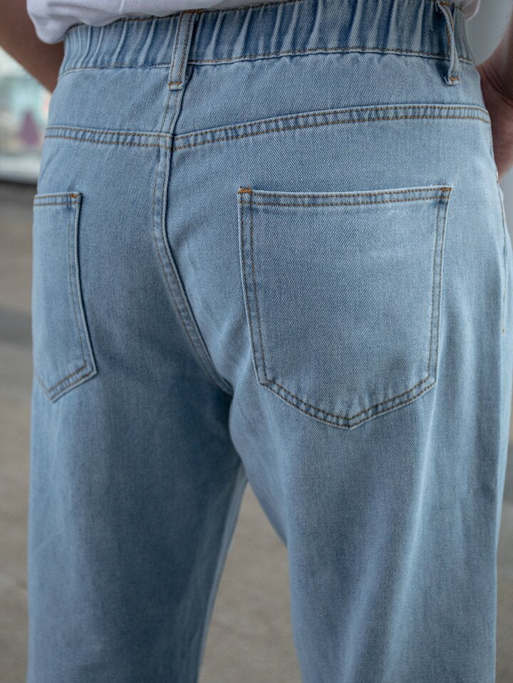 Pantalones de mezclilla PDMX para hombres - Tendencia en Jeans Boyfriend Azules