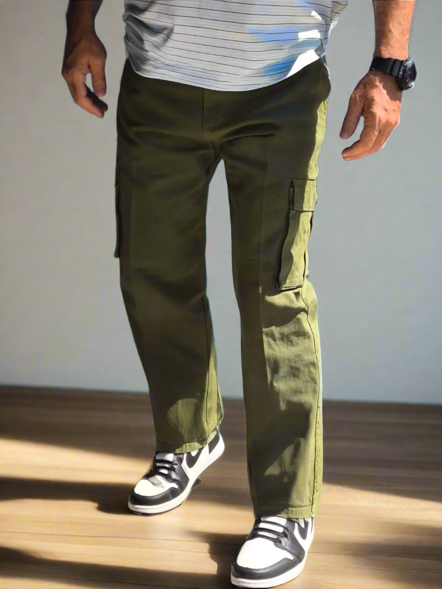 PDMX Jeans Cargo Verde Oliva, tendencia y calidad