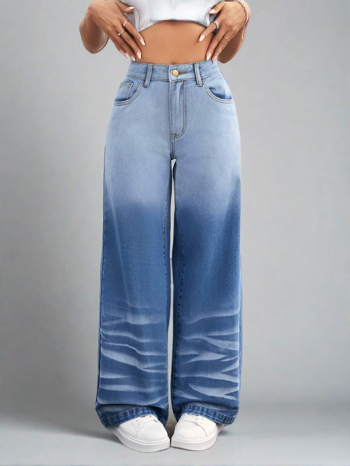 90'S Baggy Regular Jeans Mujer