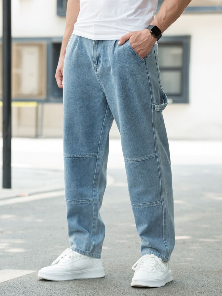 Moda masculina PDMX - Jeans Boyfriend Azules Cielo perfectos para esta temporada