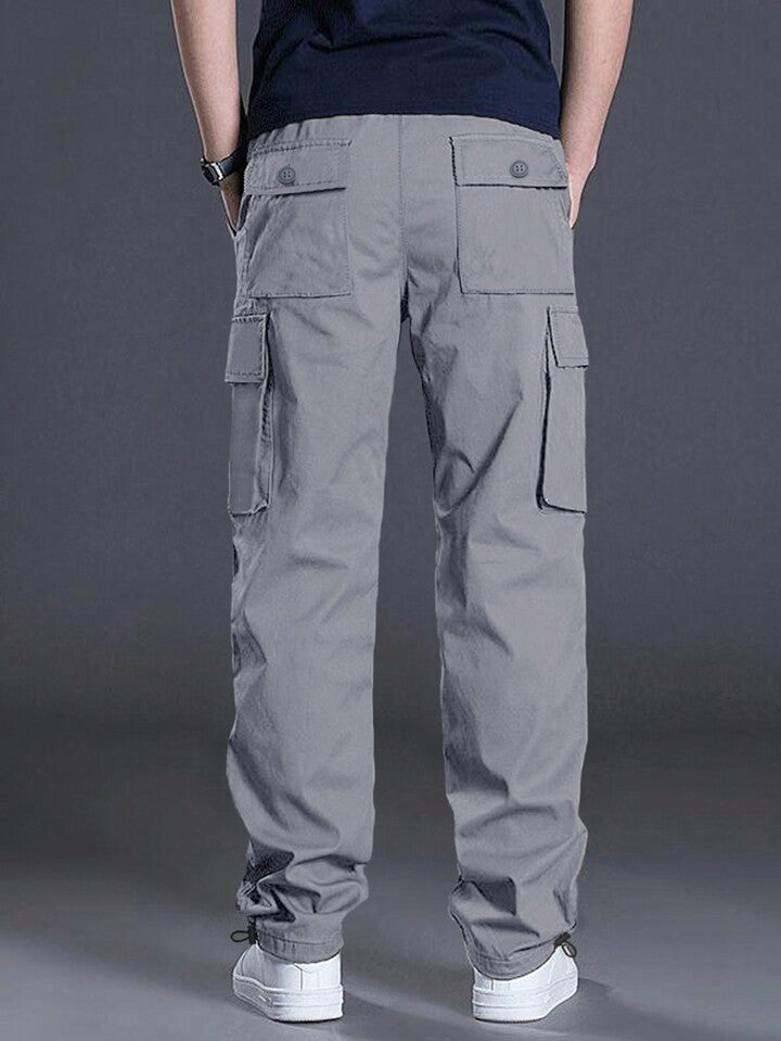 Pantalones Cargo Grises Regulares de PDMX - Confort y versatilidad para hombres
