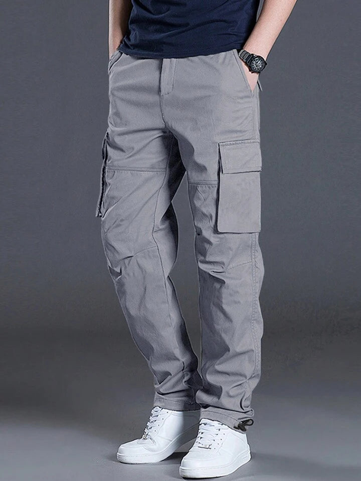 Moda masculina PDMX - Jeans Cargo Grises ideales para cualquier ocasión