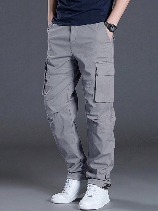 PDMX Jeans Cargo Grises para Hombre - Estilo casual y urbano