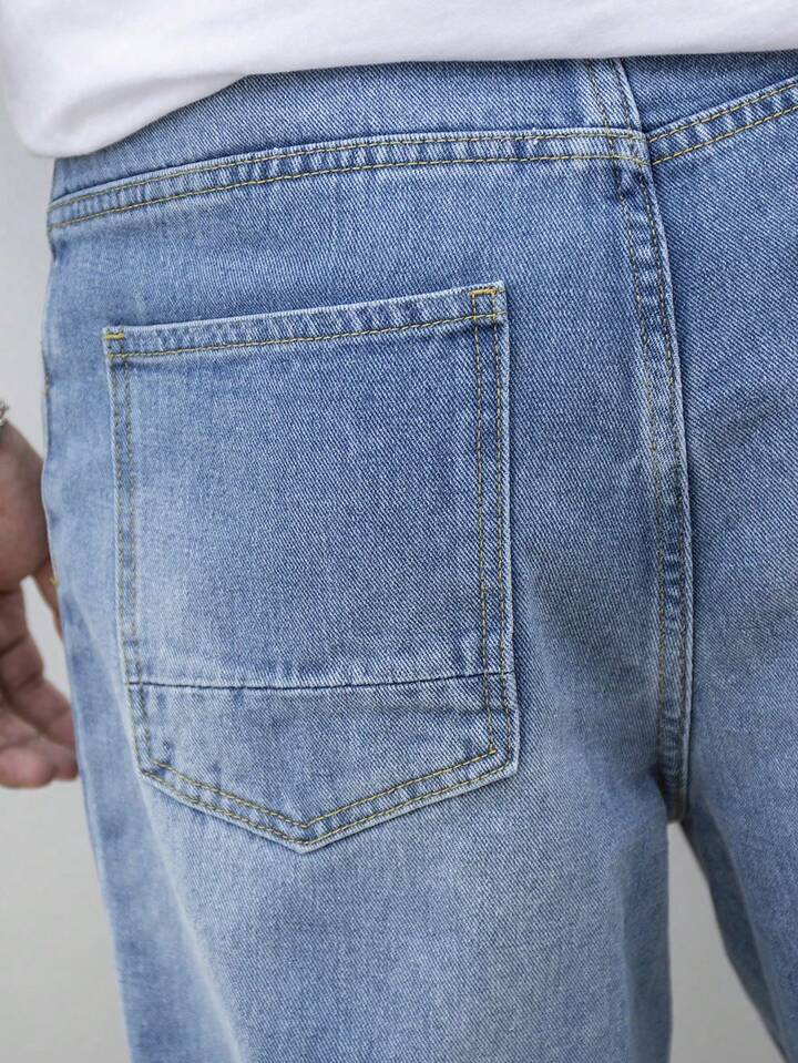 Ropa de moda para hombres - Jeans Boyfriend Azules Desgastados de PDMX