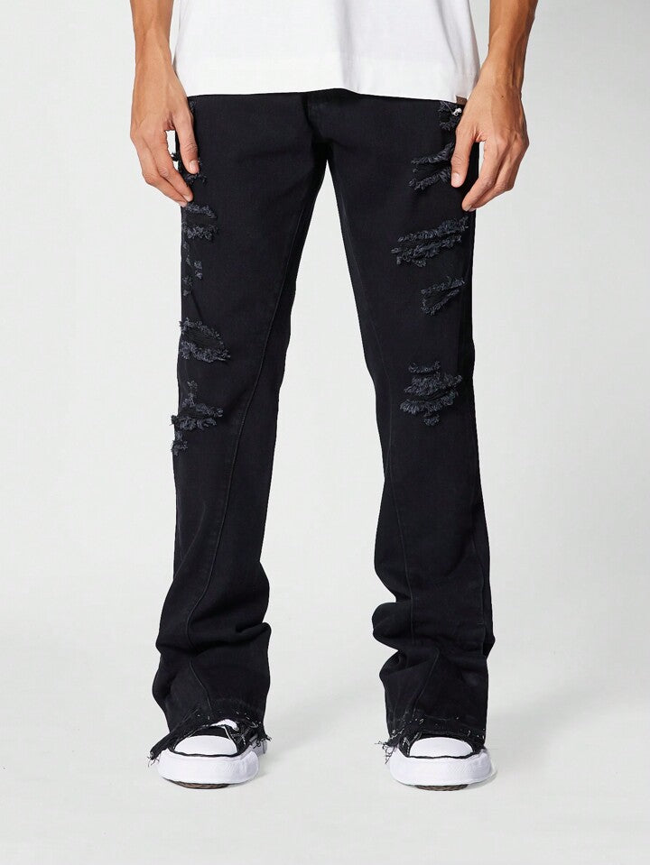 Jeans negros para online hombre