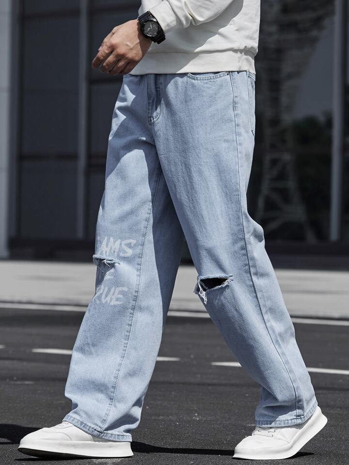 Pantalones de mezclilla desgarrados PDMX - Tendencia y calidad en jeans para hombre