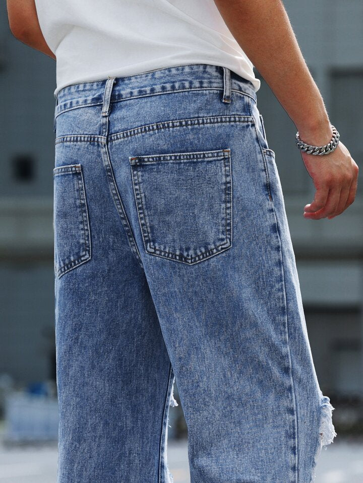 Moda y comodidad - Jeans Boyfriend Azules de PDMX