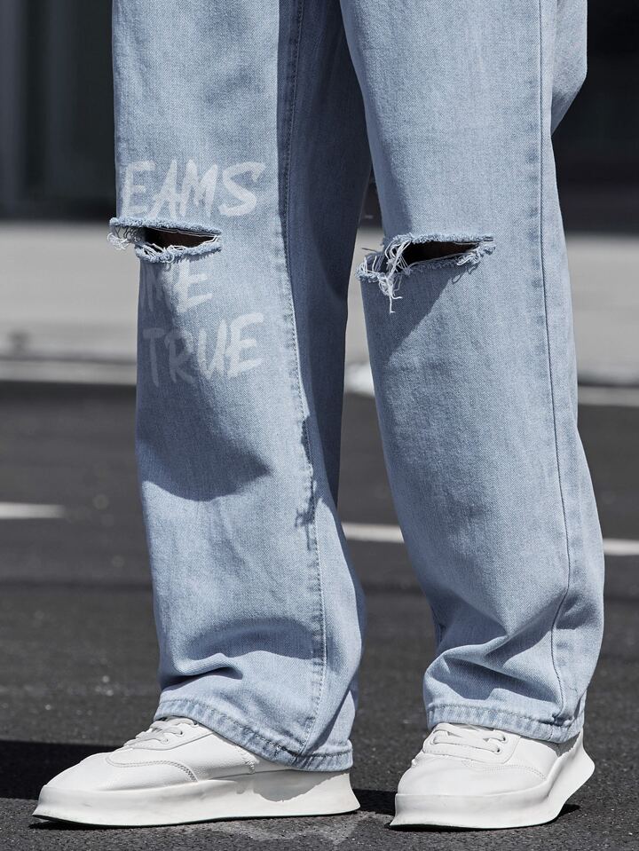 Ropa de moda masculina PDMX - Jeans Boyfriend Rotos para un estilo urbano