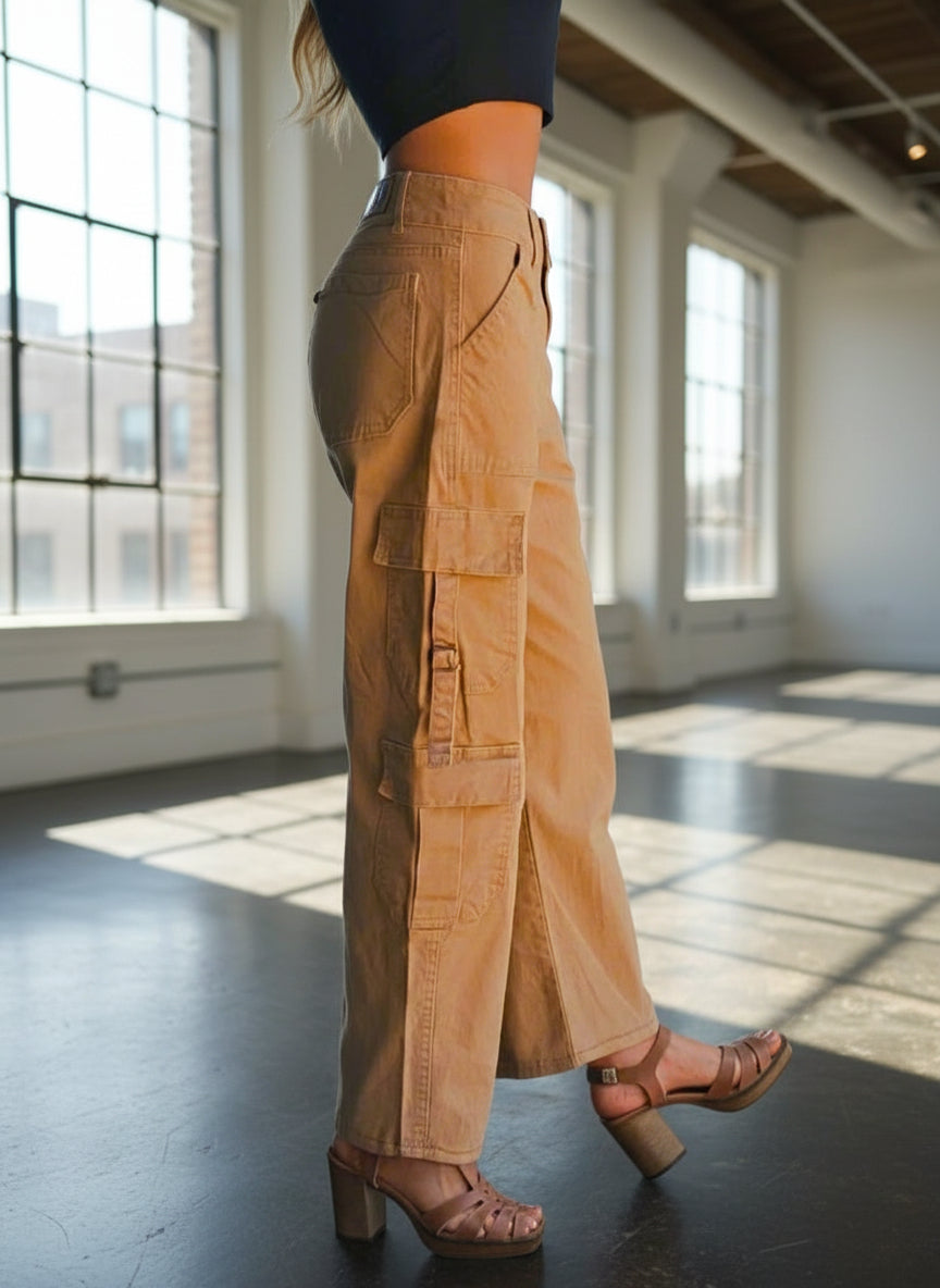 Urban Utility Cargo Beige Mujer PDMX Jeans