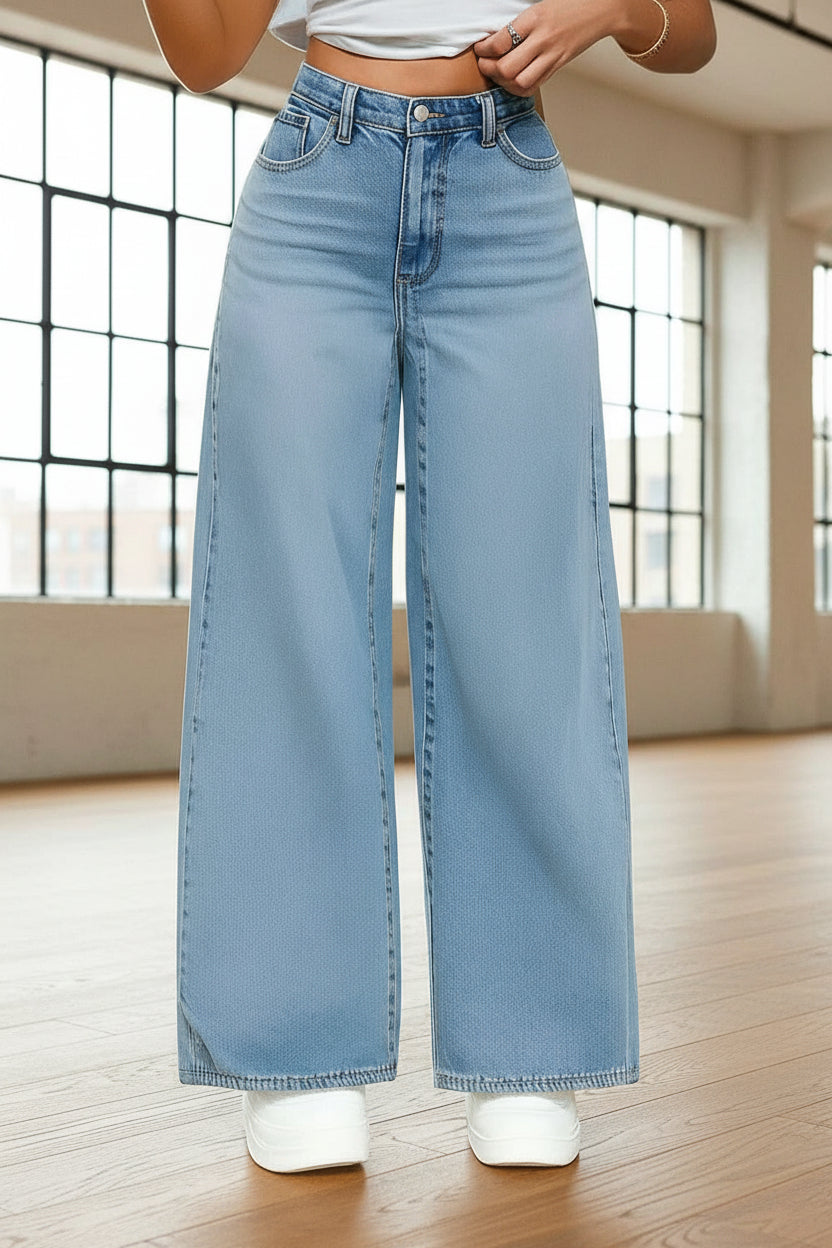 Consigue tus Pantalones de Jean Súper Holgados en Azul! – PDMX Jeans