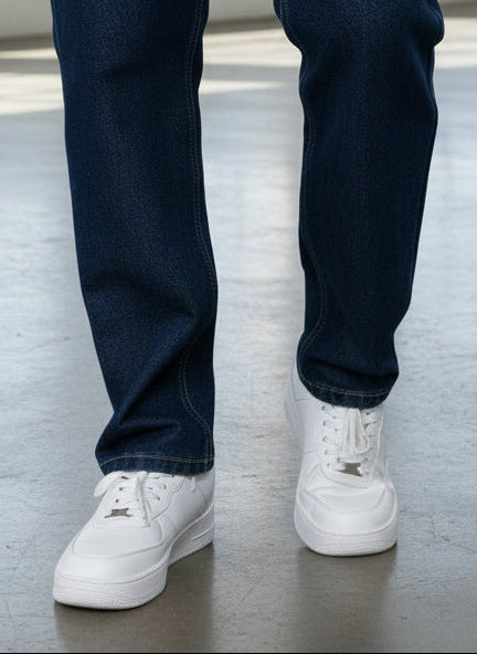 Pantalones clásico azul oscuro hombre denim estilo PDMX Jeans