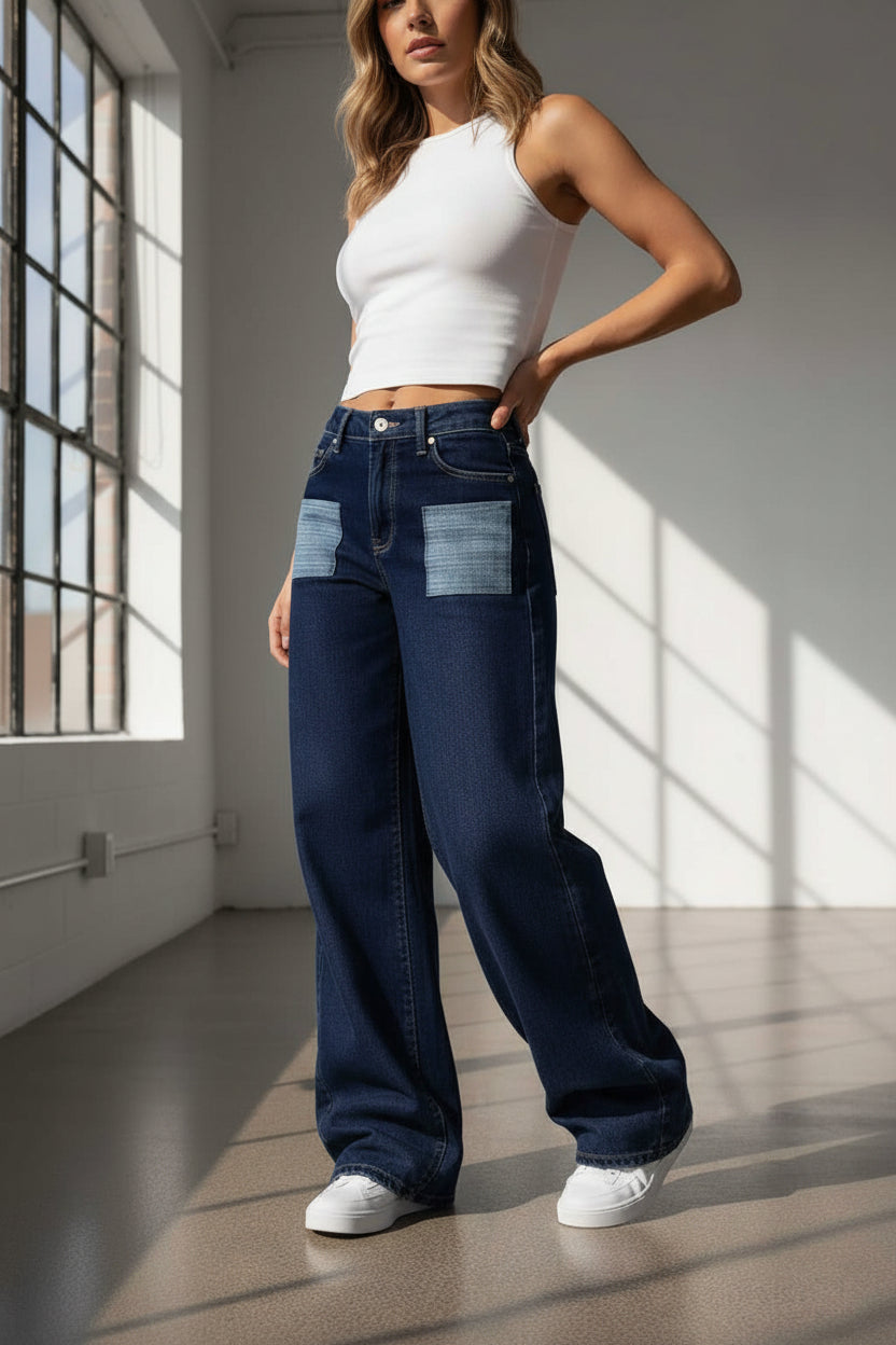 Rotos Boyfriend Jeans Azules Para Mujer