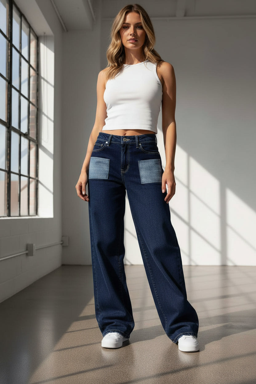 Rotos Boyfriend Jeans Azules Para Mujer