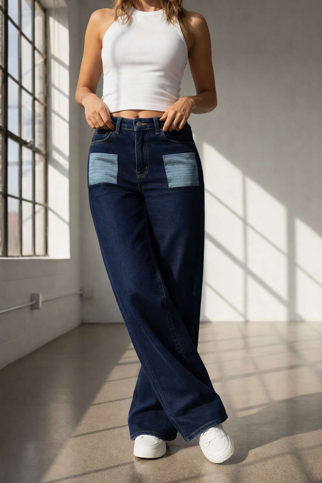 Rotos Boyfriend Jeans Azules Para Mujer
