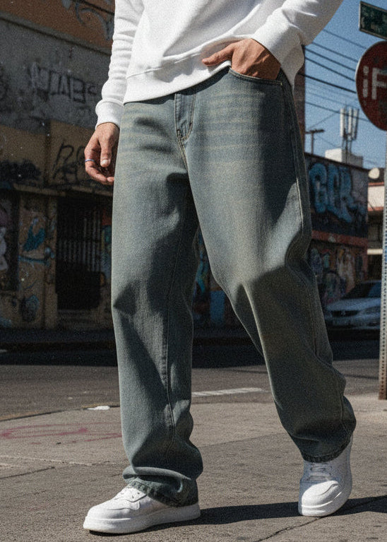 Baggy Jeans Hombre Azul Cielo PDMX