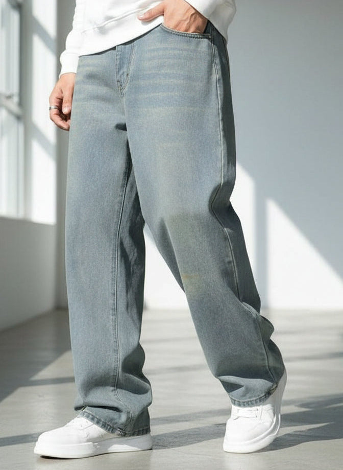 Baggy Pants Pantalon Corte Baggy Baggy Fit Skater Jeans