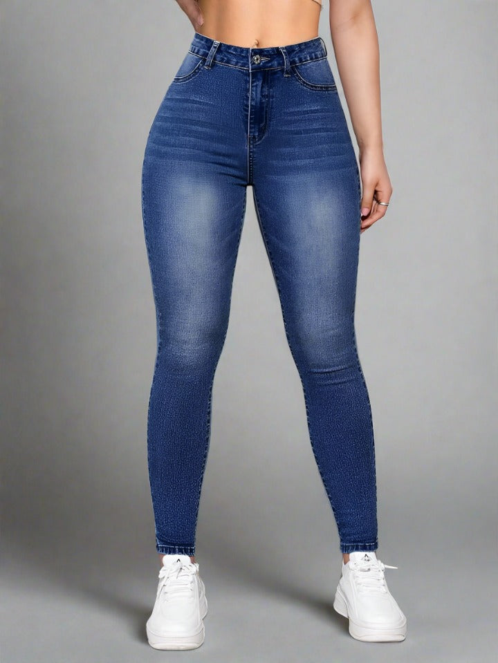 Skinny Jeans Pantalones Marca Frida Dama Pantalones De Mezclilla