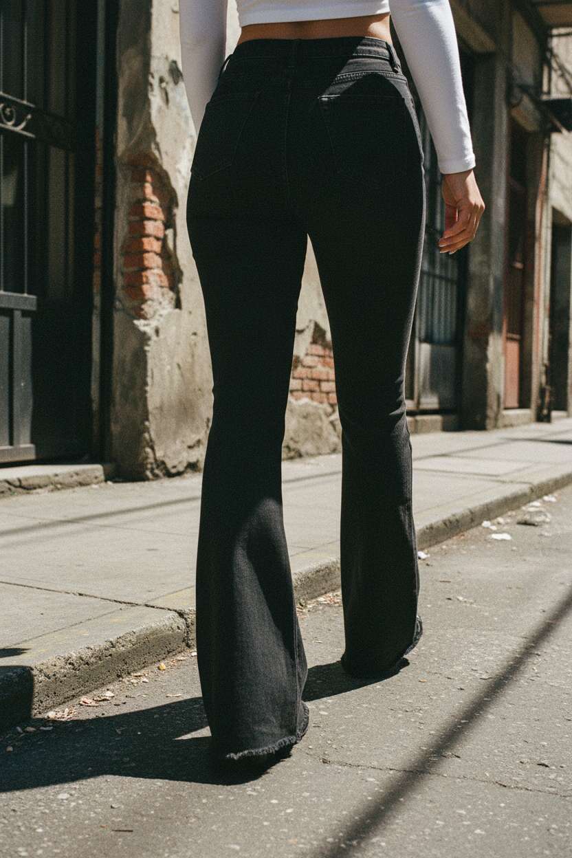 Mom jeans para mujer de mezclilla y cintura alta