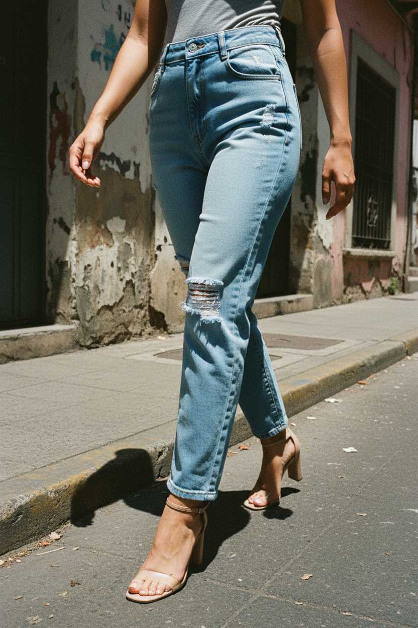 Jeans Descoloridos Summer Breeze PDMX Jeans