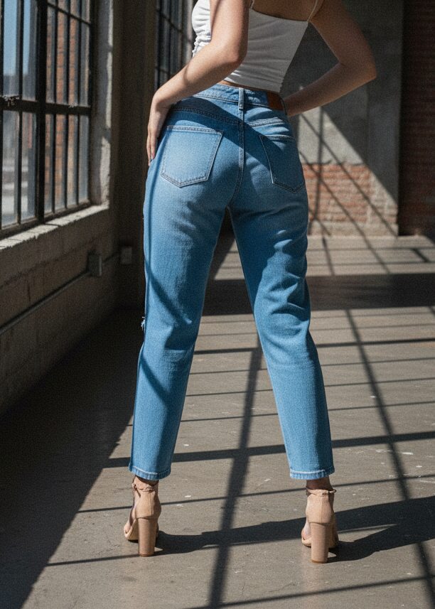 Jeans Descoloridos Summer Breeze para Mujer