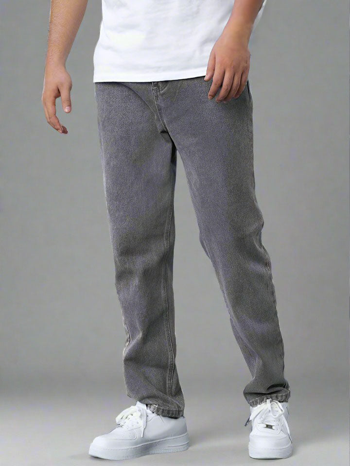 Estilo casual con Pantalones Clásico para Hombres Gris en Puebla