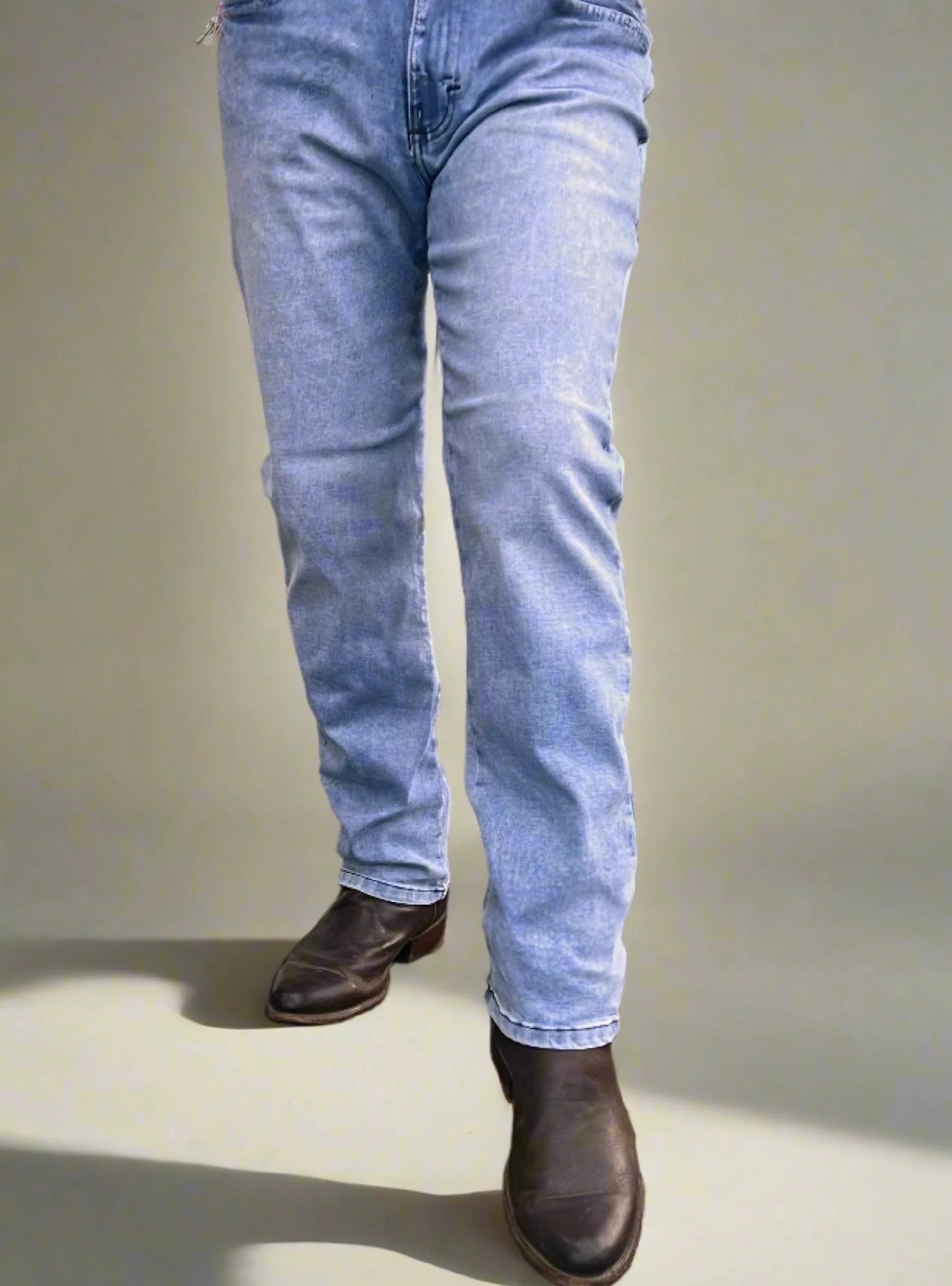 Pantalones Corte Recto Azul Cielo para Hombres PDMX CDMX