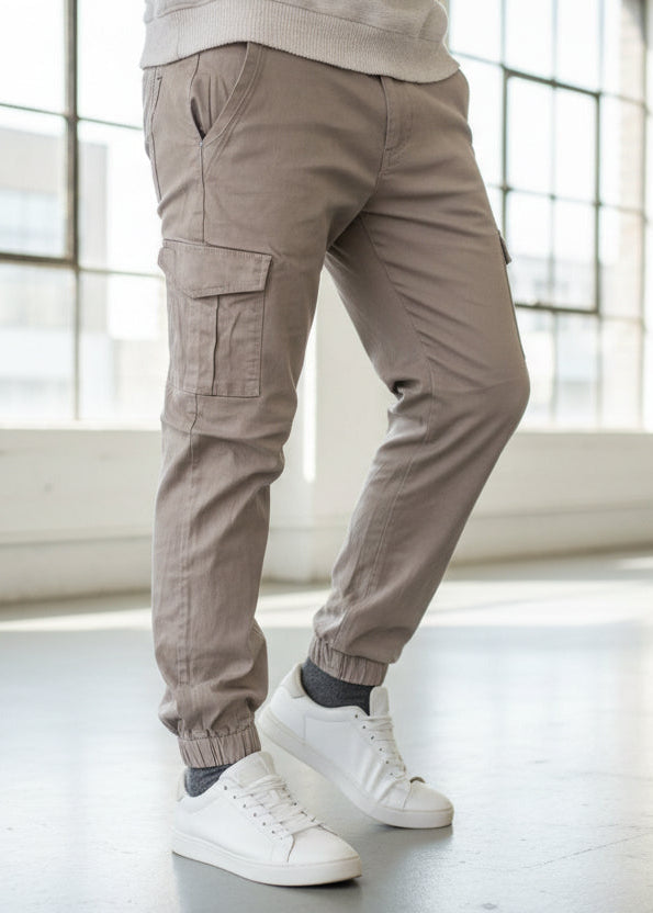 Joggers Cargo Hombres Gris PDMX Jeans