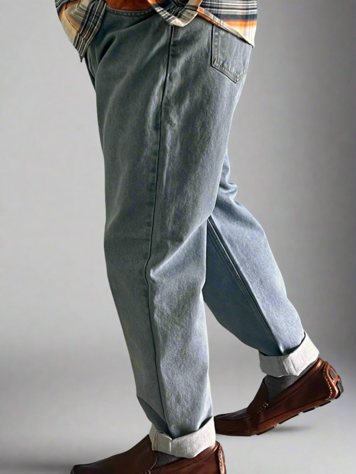 PDMX Jeans: Pantalones Mom Jeans Azul Claro para Hombres en Monterrey