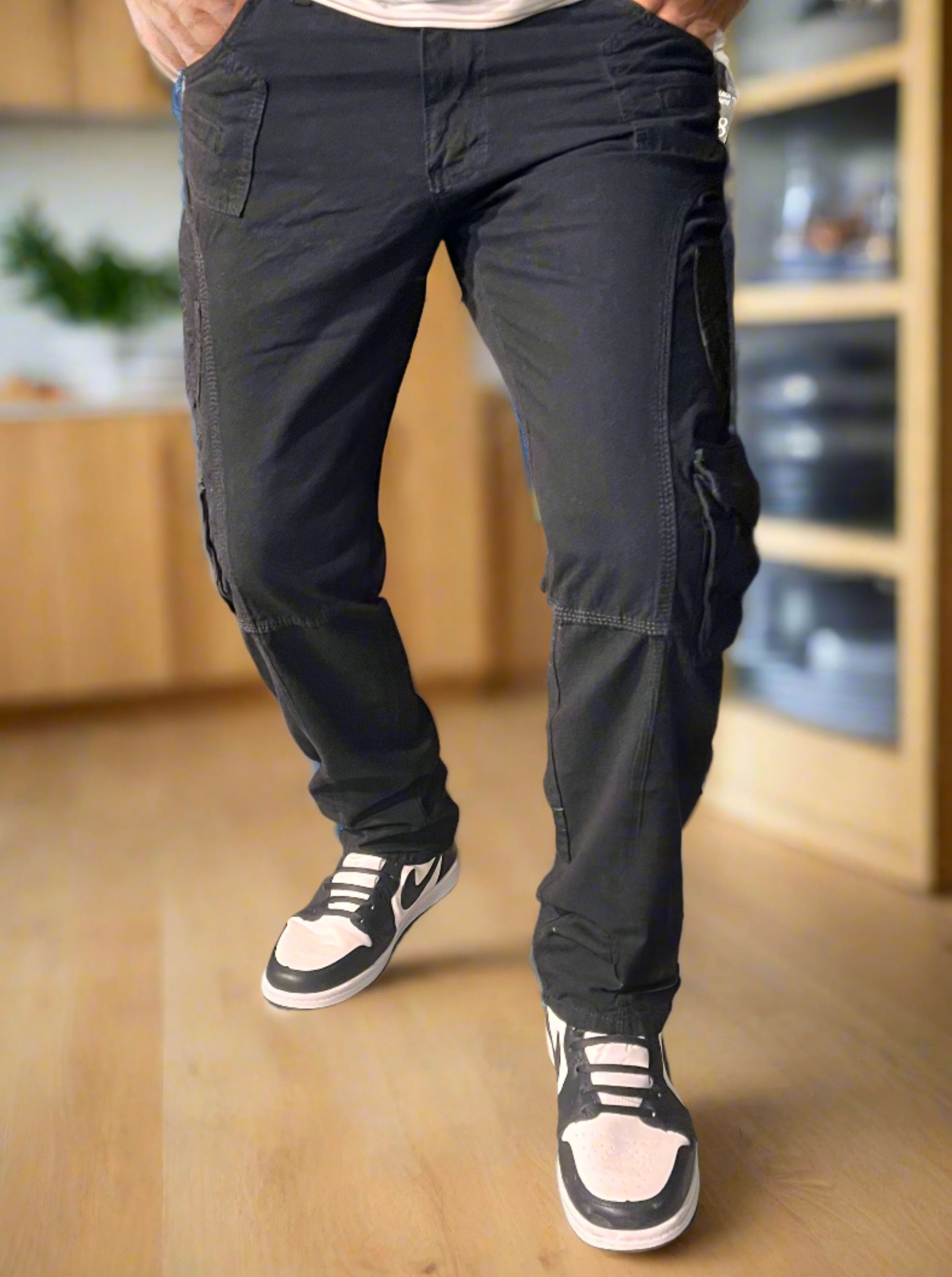 Cargo De Gabardina Pantalon De Gabardina Cargo Pantalón Cargo