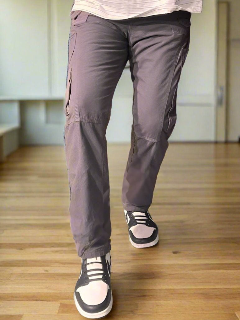 Pantalones Cargo Gris Carbón para Hombre