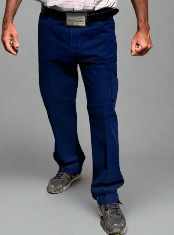 Pantalones Cargo Azul Exclusivo para Hombres