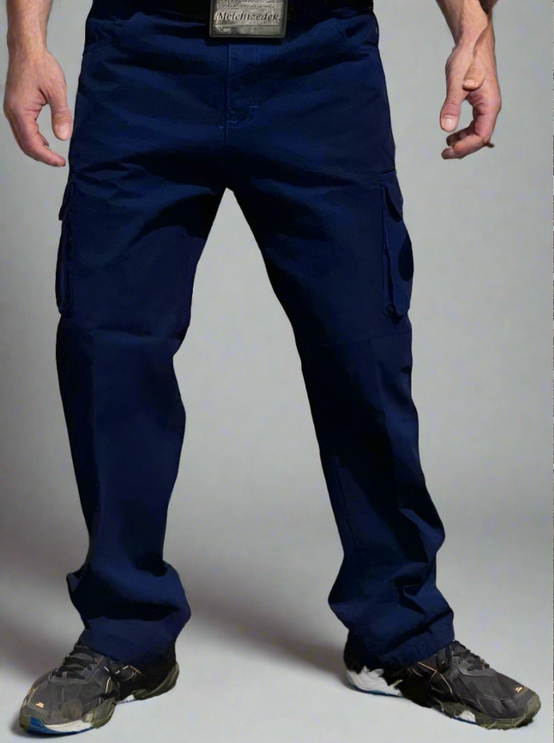 Pantalones Cargo Azul Exclusivo para Hombres