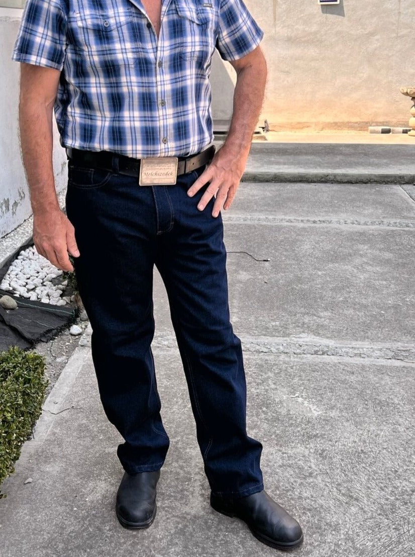 Corte Recto Wide Leg Jeans Hombre PDMX Jeans Rapter Series