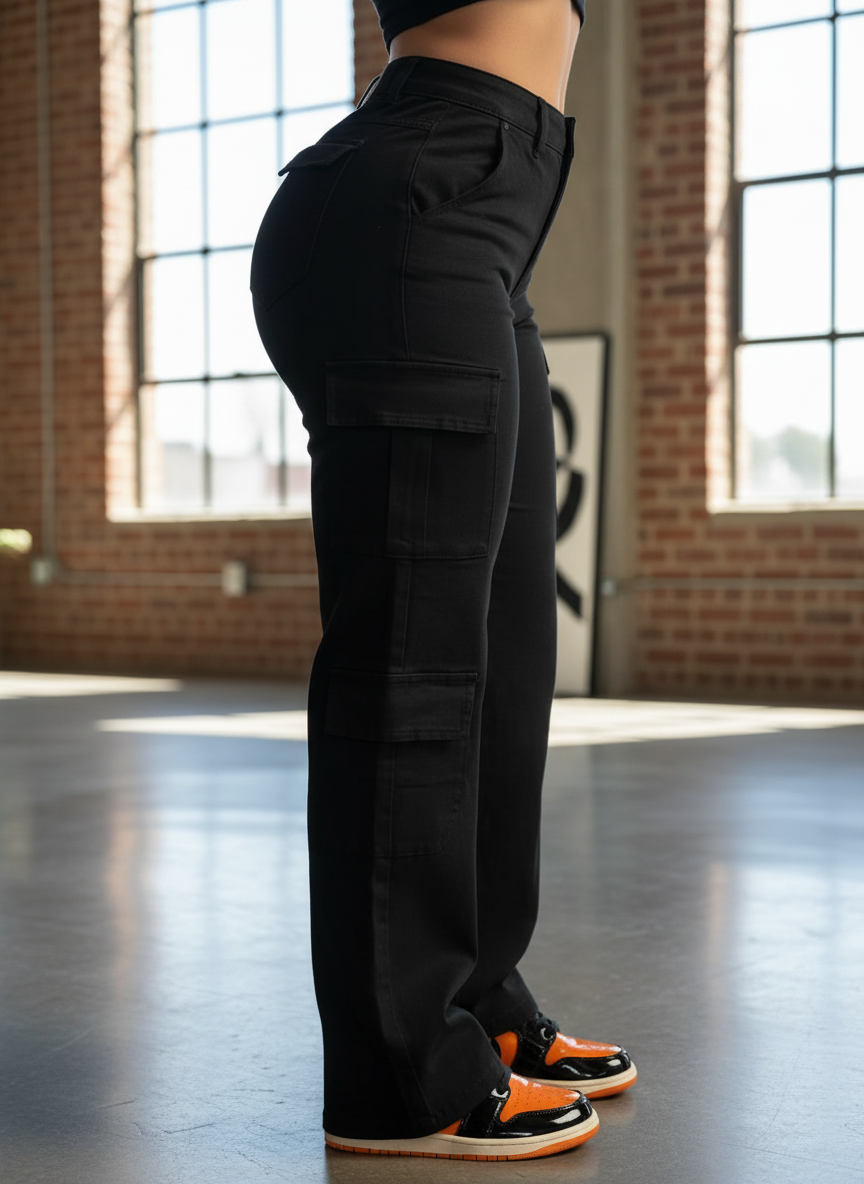 Moda Pantalon Negro Chandal Mujer Mujer Lefties Pantalones De