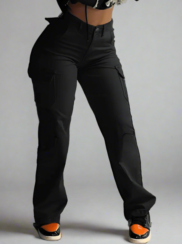 Pantalon cargo de mujer clearance