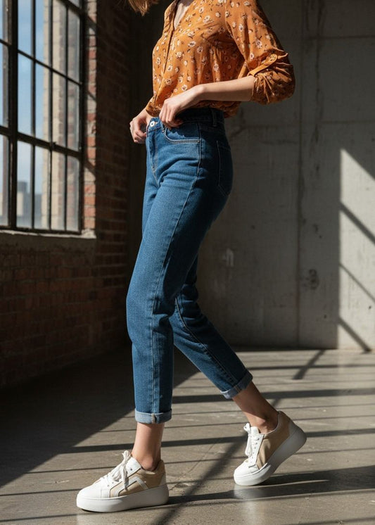 Pantalones SkINNY Cónicos Mujer Denim