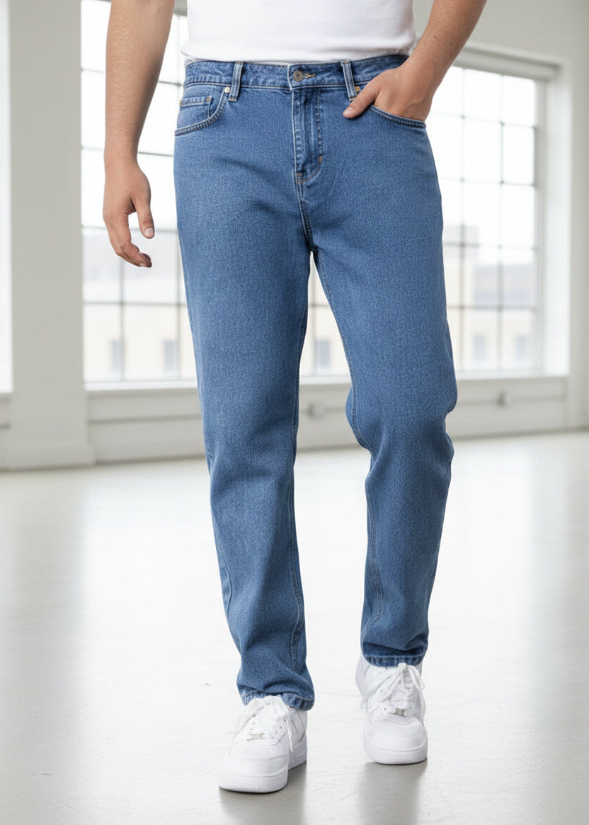 Más Vendido Pantalones Hombres Azul Denim Clásico PDMX Jeans