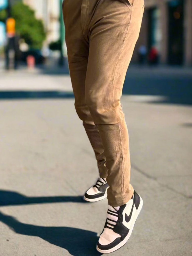 Pantalones Chino Café Oscuro para Hombre